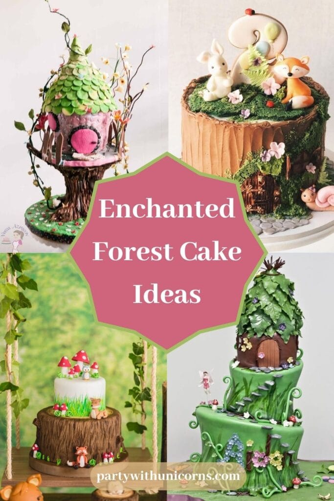 Magical Enchanted Forest Party Cake Ideas