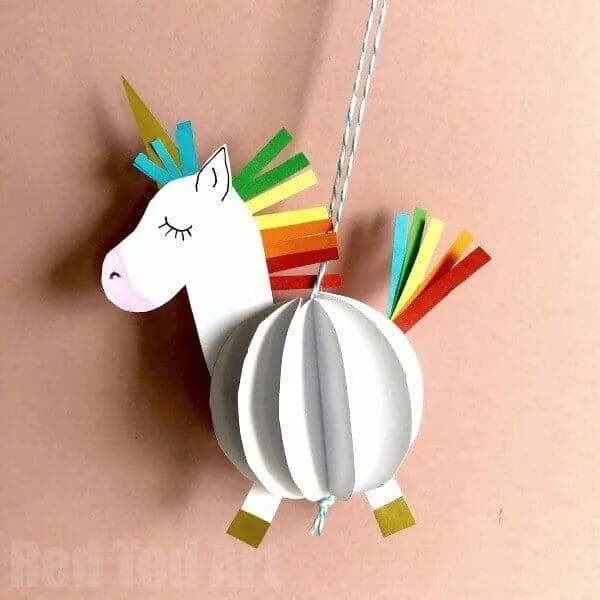 Unicorn Paper Decorations