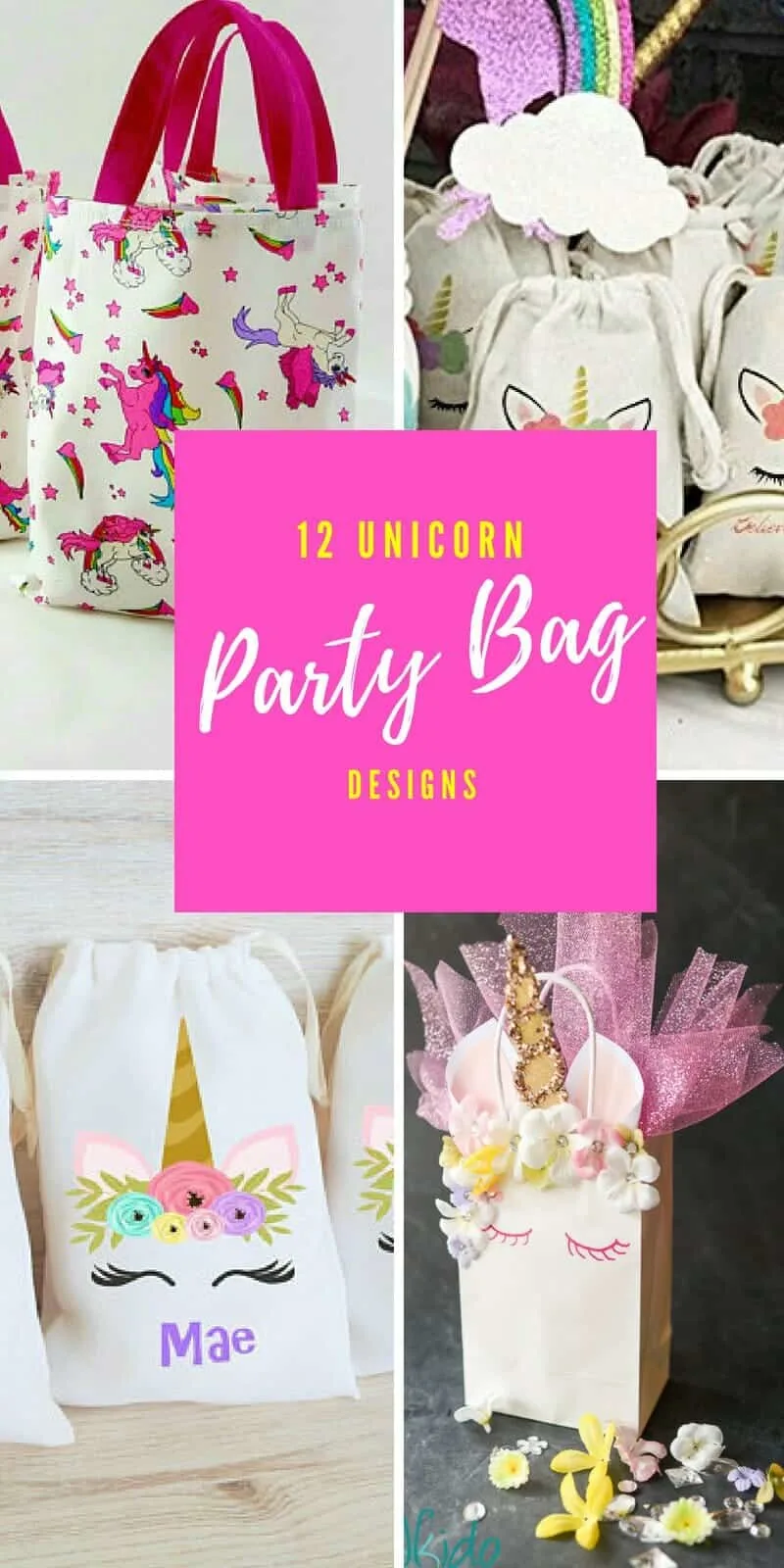 Unicorn Party Favor Box Printable - Press Print Party !