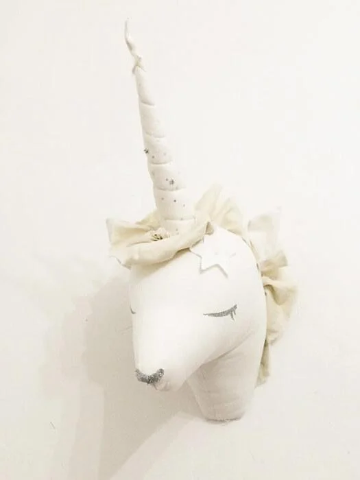 Hanging Unicorn Plush Wall Decor