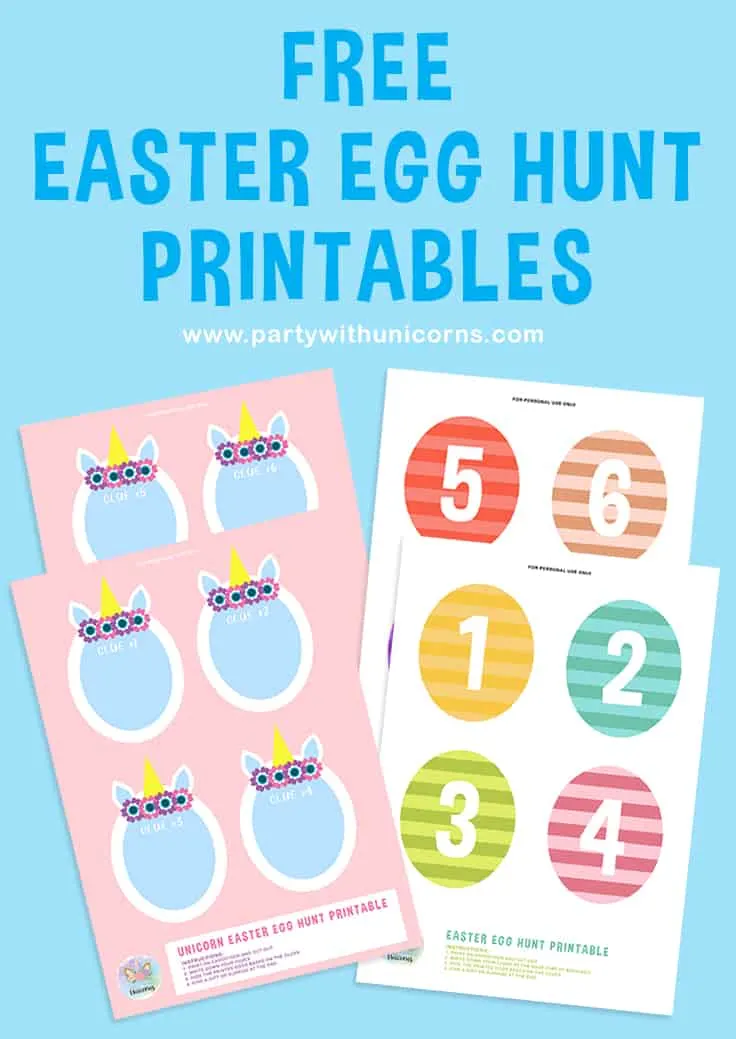 Easter Egg Hunt Printable