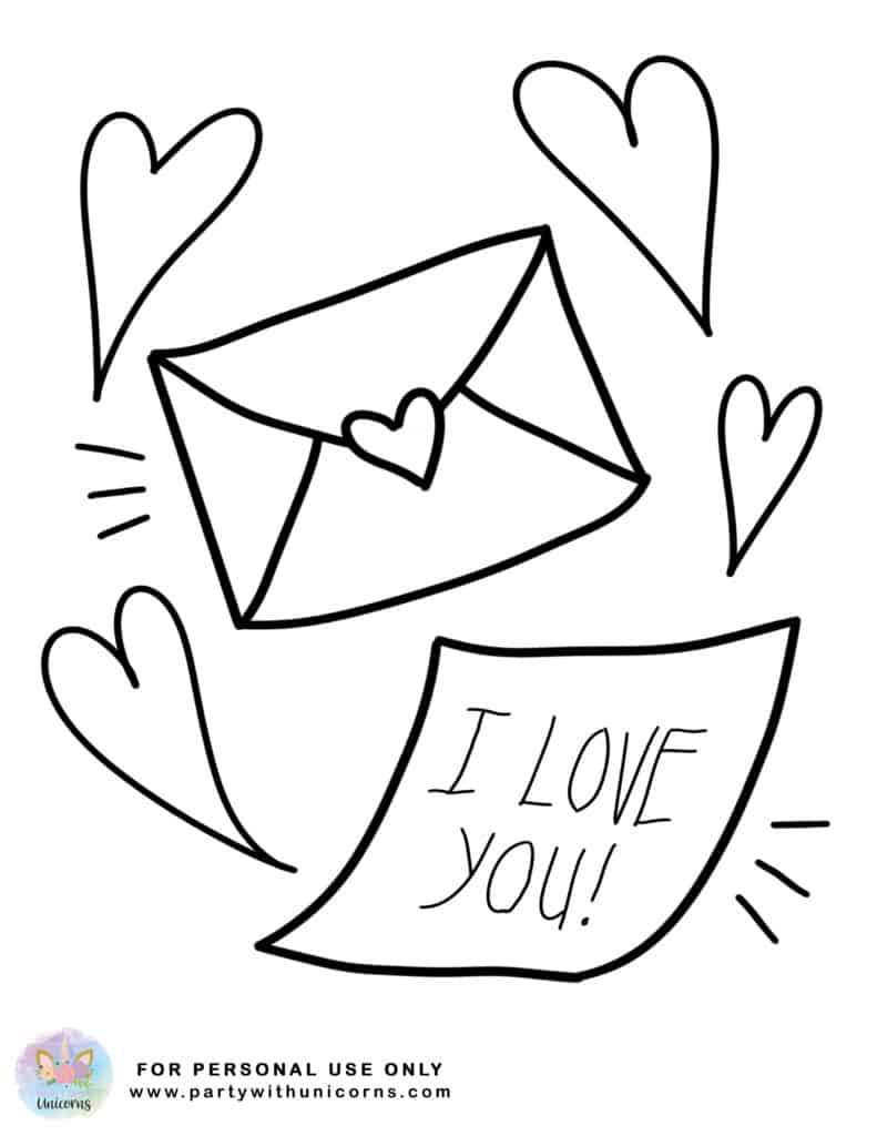 Valentines Coloring Pages