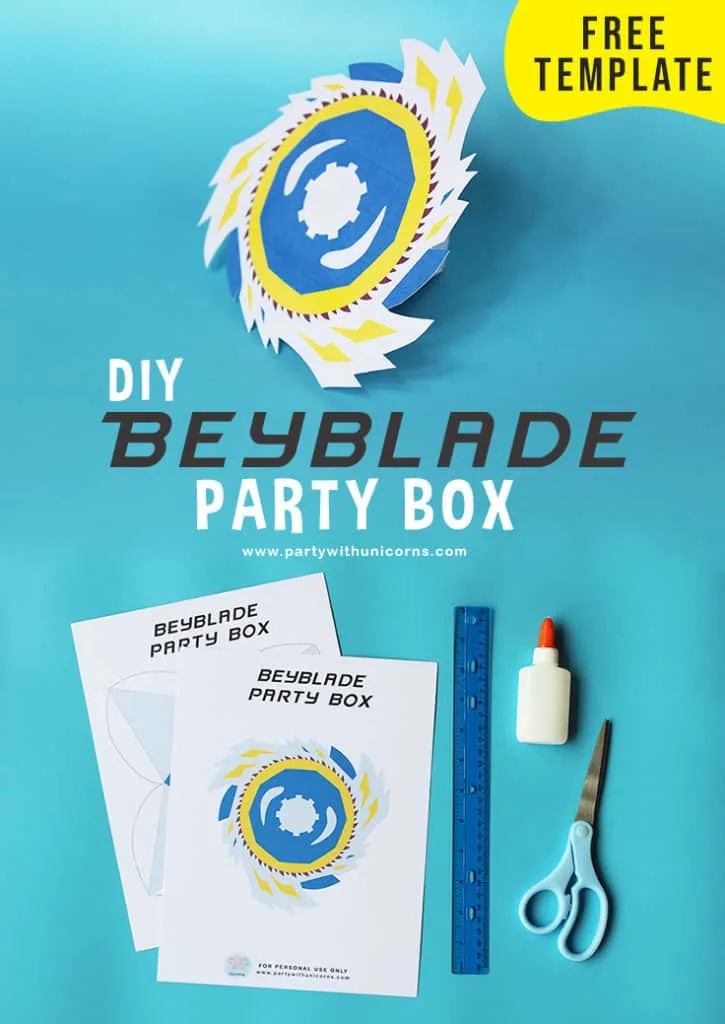 Beyblade Party Box Pinterest Tile