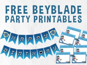 Beyblade Printables Featured Image