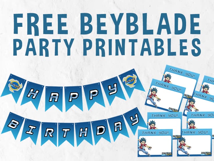 Beyblade Printables Featured Image