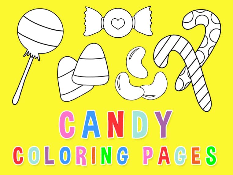 Candy Coloring Pages Featured Photo