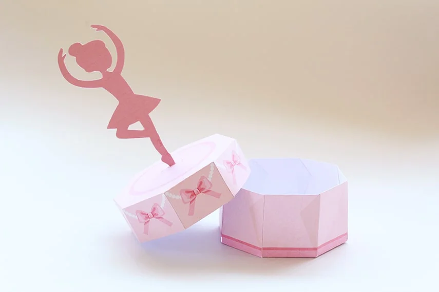 DIY Ballerina Music Treat Box Final Photo 2