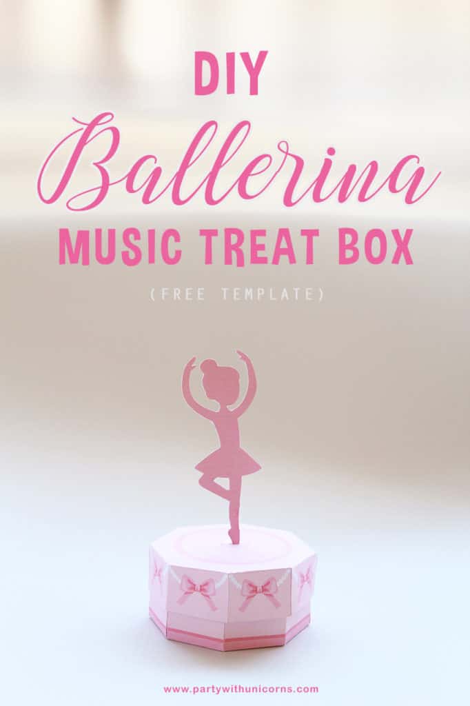 DIY Ballerina Music Treat Box Pinterest Tile