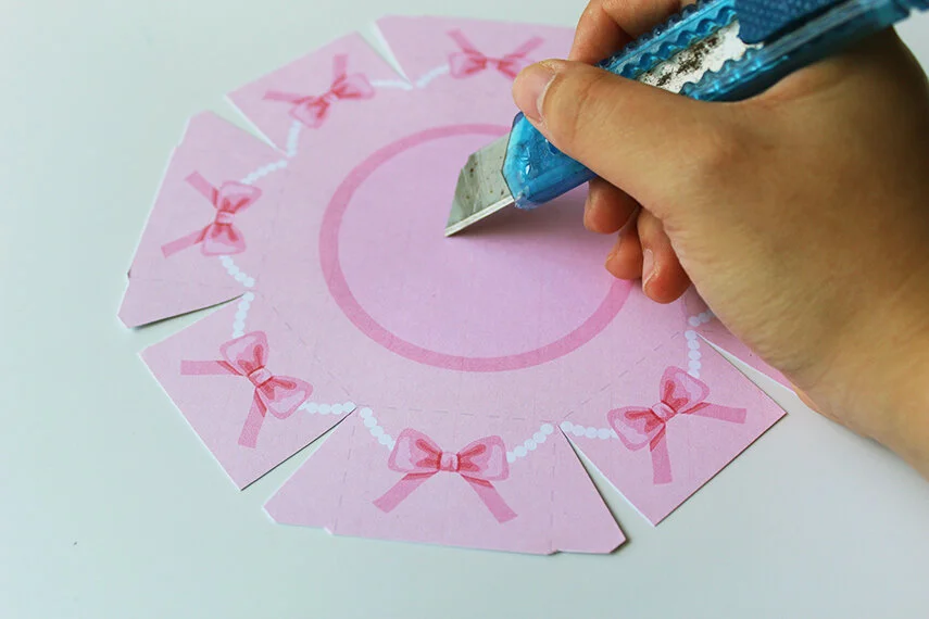 DIY Ballerina Music Treat Box Step 5