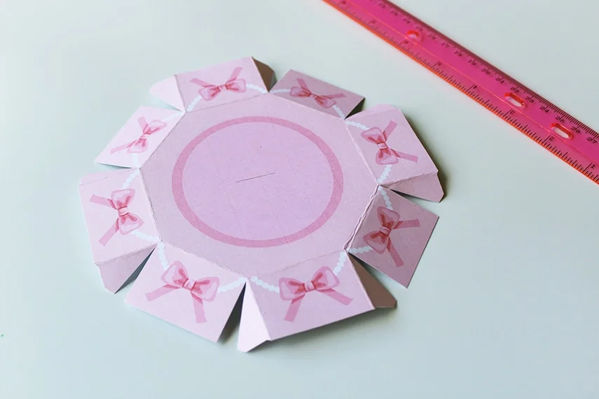 DIY Ballerina Music Treat Box Step 6