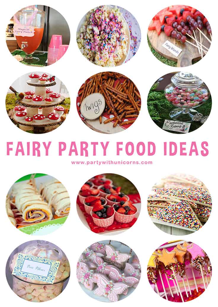 Fairy Party Food Pinterest Tile