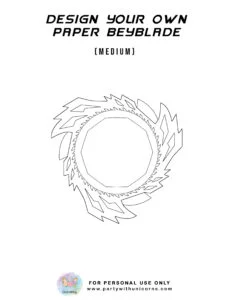 Beyblade Coloring Sheet