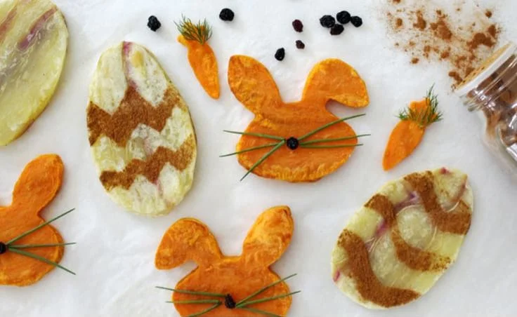 Sweet Potato Easter Eggs & Bunnies