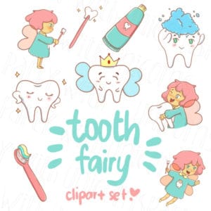 Tooth Fairy Clip Art Set