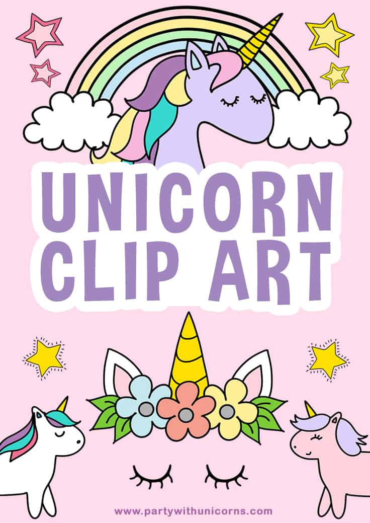 Unicorn Clip Art Pinterest Tile