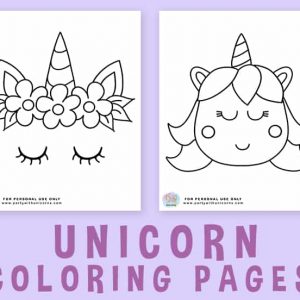 Unicorn Coloring Pages Featured Image