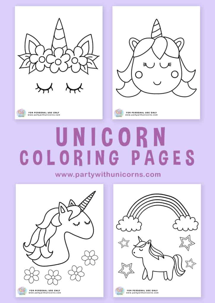 Unicorn Coloring Pages - Free Printable Coloring Book