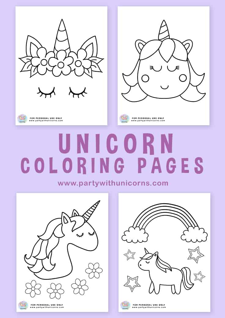 Unicorn Coloring Pages Free Download