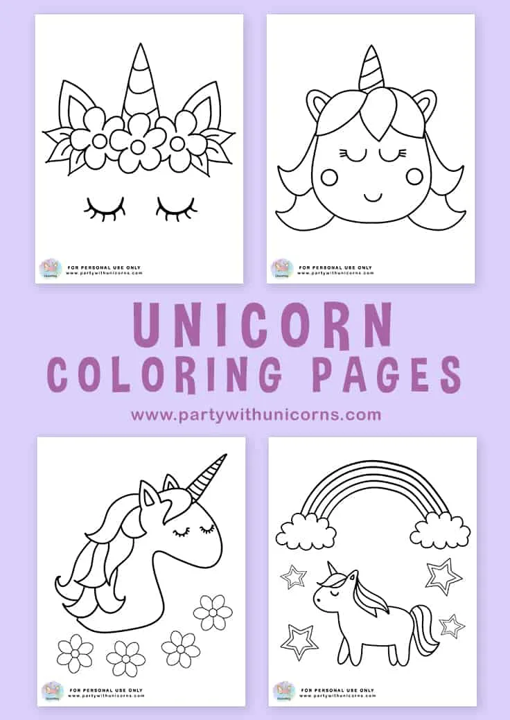 Download Unicorn Coloring Pages Free Download