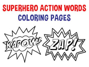 superhero Coloring Pages