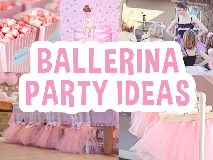 Ballerina party Decorations Ballerina centerpiece Pink and 