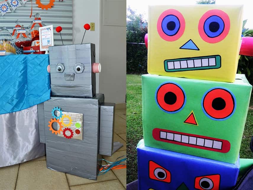 Robot Box Party Decoration
