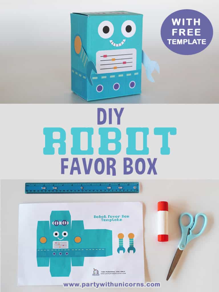 Robot Favor Box