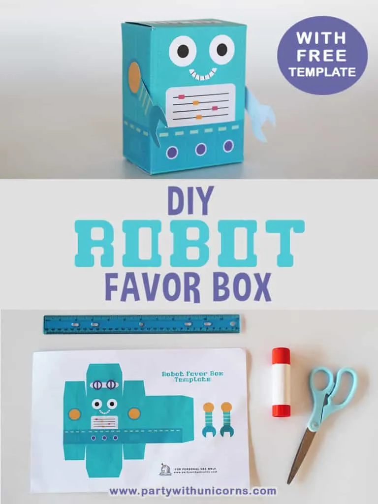 Robot Favor Box