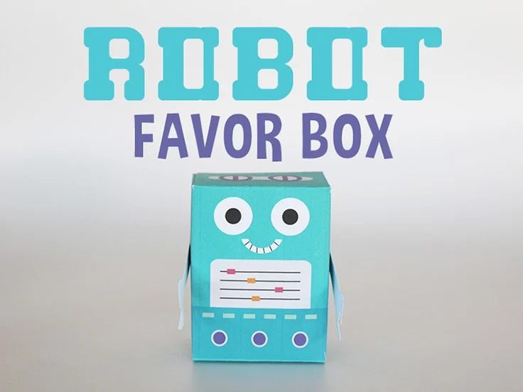 Robot Favor Box Featured Image