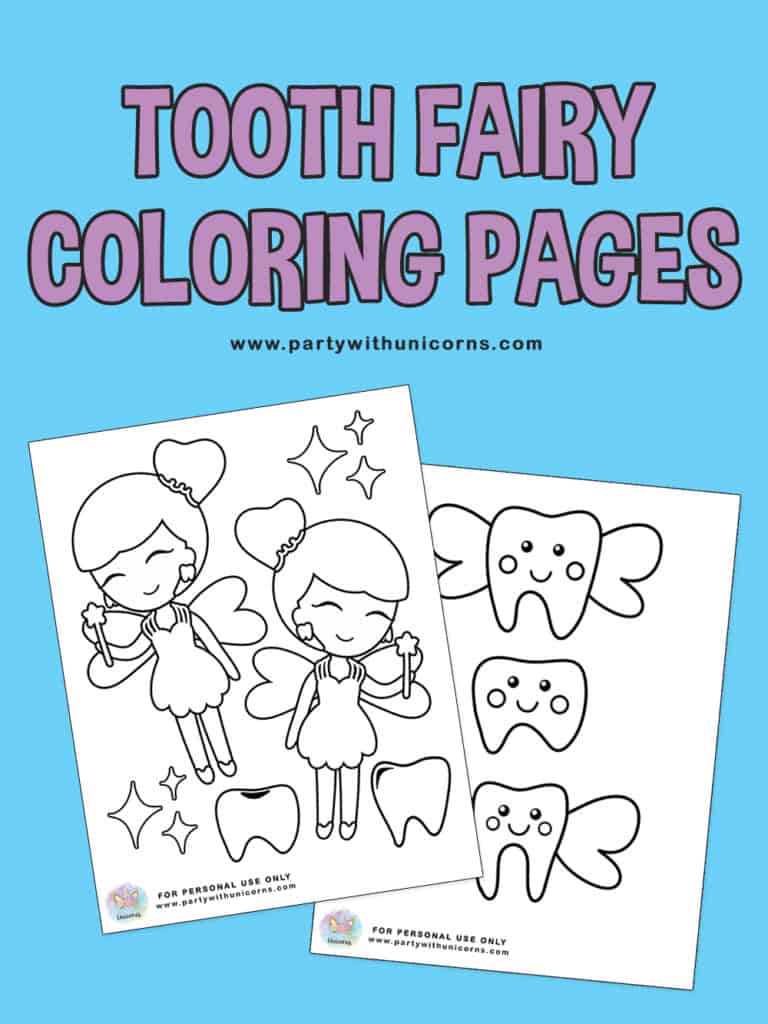 Tooth Fairy Coloring Pages - Free Download