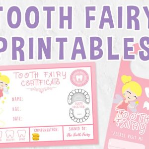 Tooth Fairy Printables Featured Image