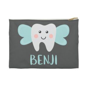 personalized tooth fairy pouch