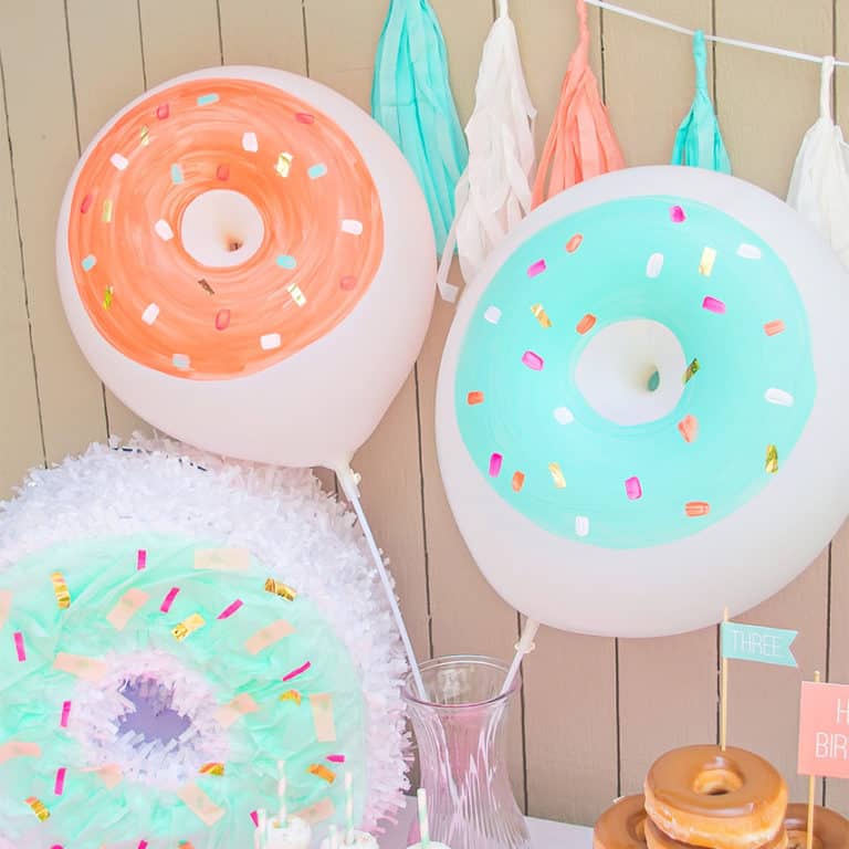 Quick And Easy Donut Birthday Party Ideas - Party With Unicorns