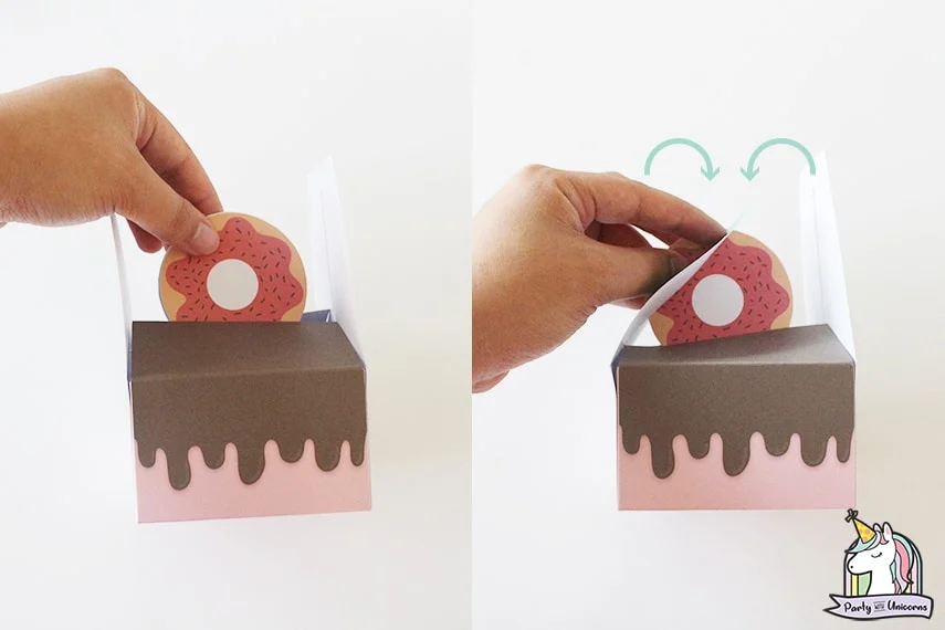 Donut Favor Box Step 8