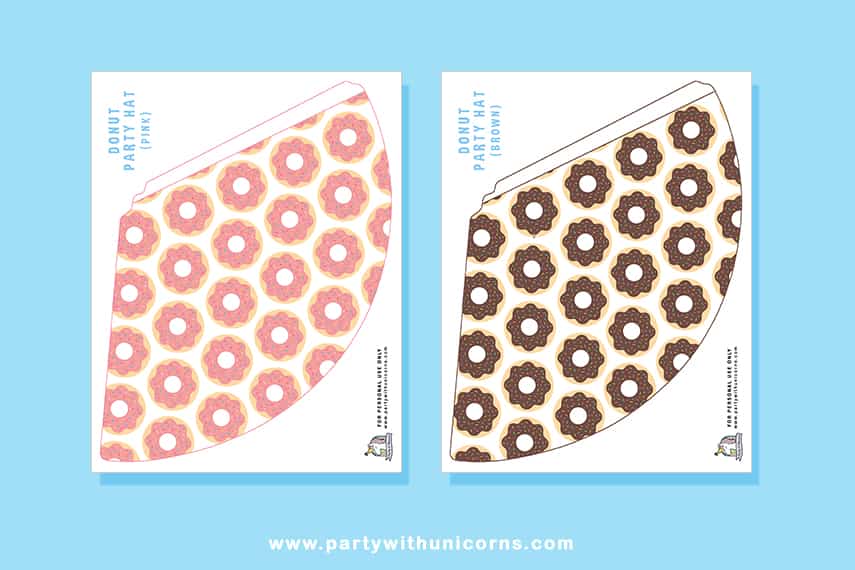 Donut Party Hats