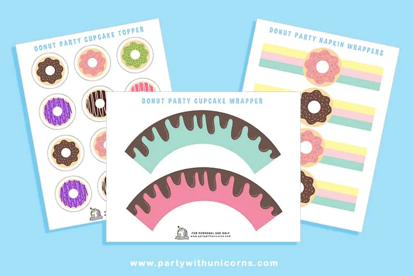 Donut Cupcake Toppers