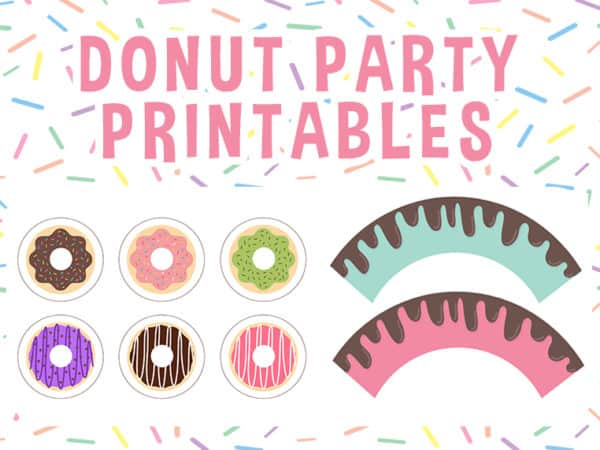 Donut Party Printables Featured Image