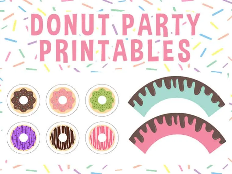 Free Donut Printables