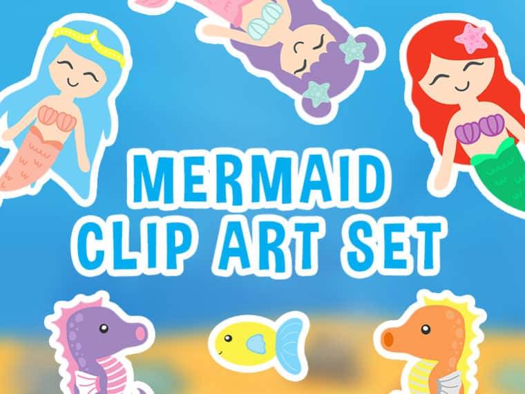 Mermaid Clip Art Featured Image