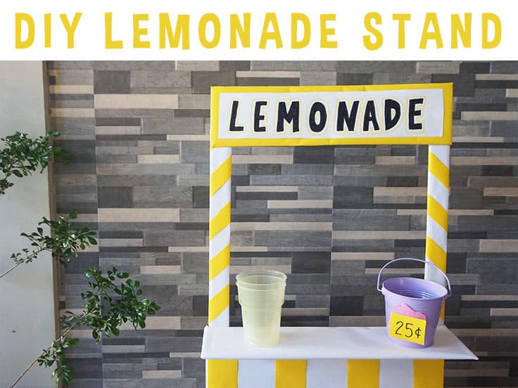 Diy Cardboard Lemonade Stand For Kids