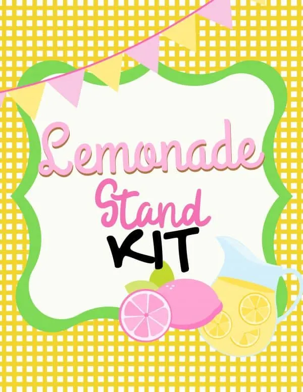 DIY Cardboard Lemonade Stand for Kids