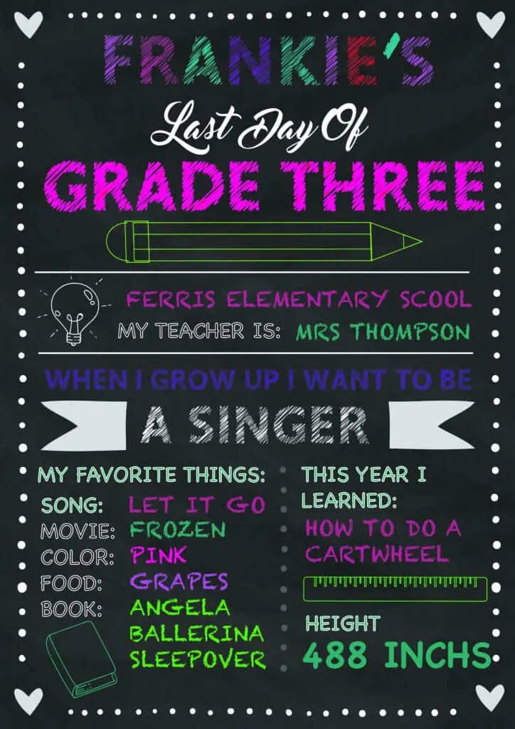 Download School Milestone Poster