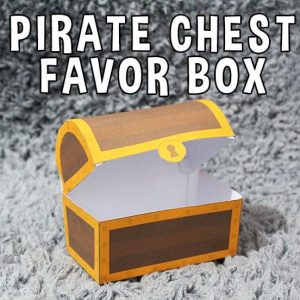 Pirate Chest Favor Box Featured Image