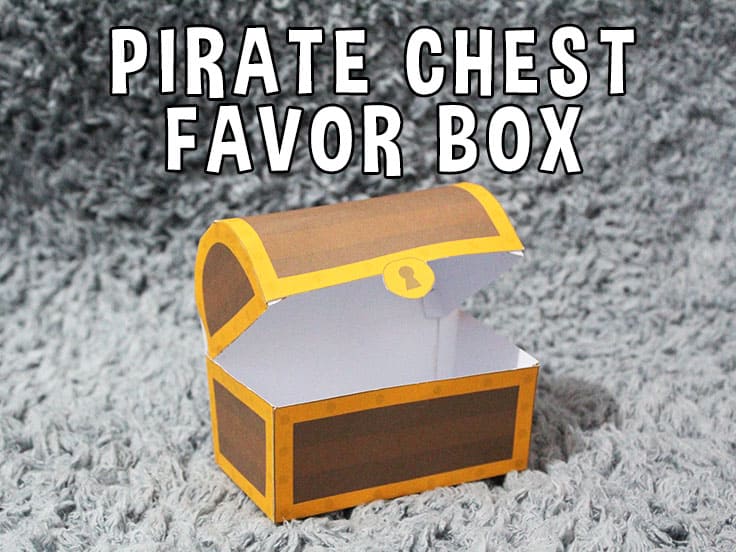 Pirate Chest Favor Box Featured Image