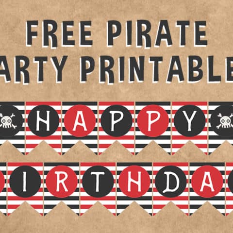 Party Games for Boys Pin the Patch on the Pirate Printable 