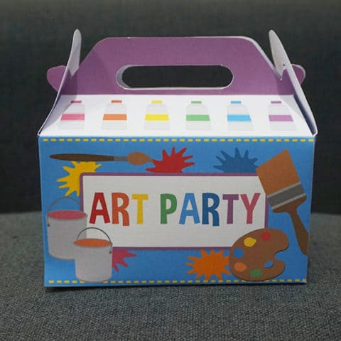 Art Party Favor Box