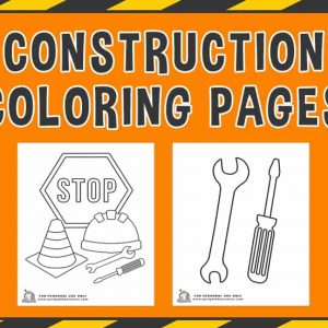 Construction Coloring Pages Featured Image