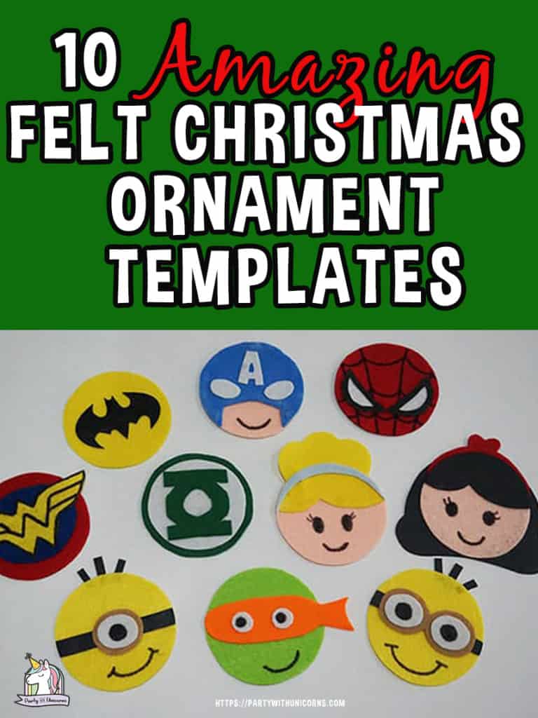 Felt Ornaments Templates