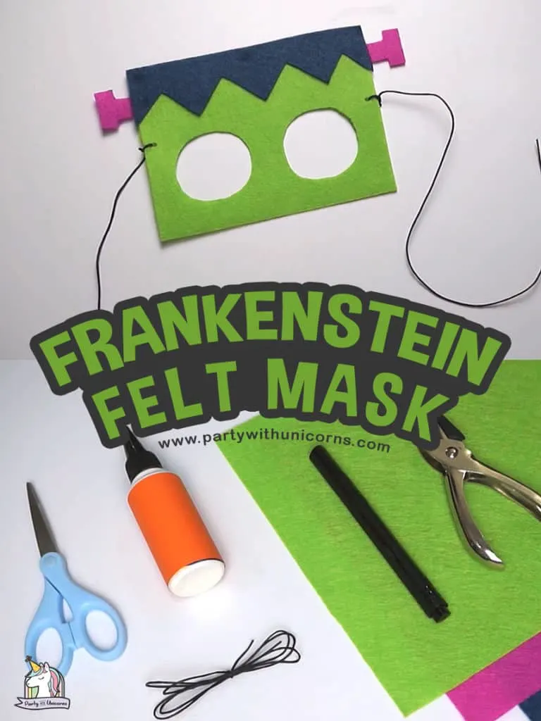 DIY Felt Frankenstein Mask