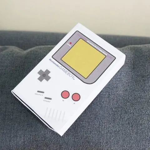 Nintendo Gameboy Favor Box Finished Craft